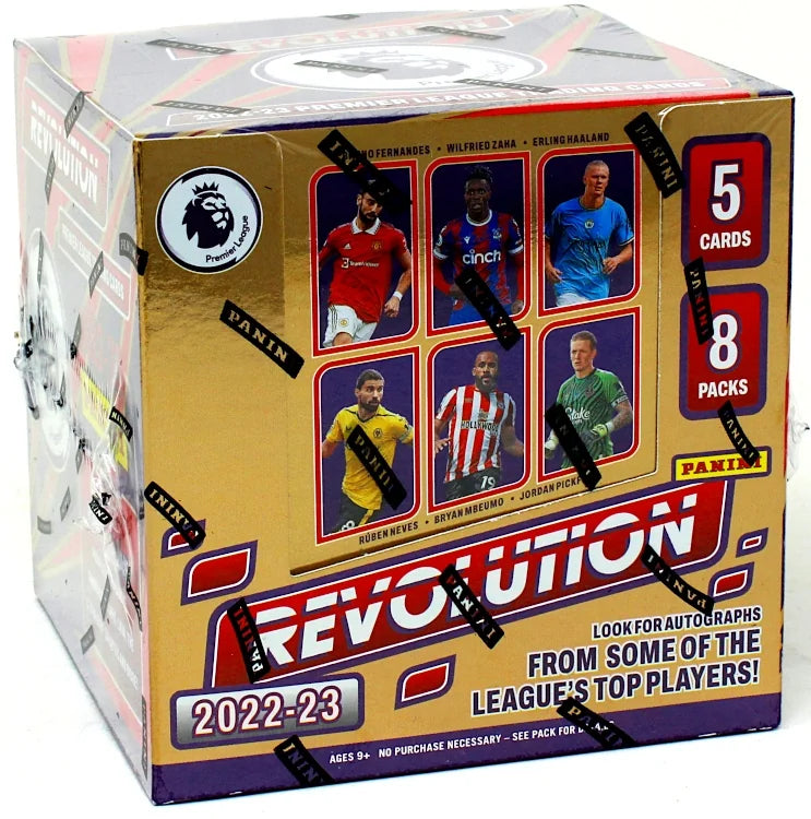 2022 23 Panini Revolution Soccer Hobby Box Premier League (Ships Sealed Only)