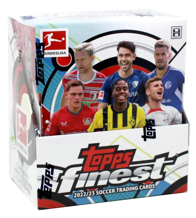 2022 23 Topps Finest Bundesliga Soccer 8 Box Hobby Lot (Ships Sealed Only)