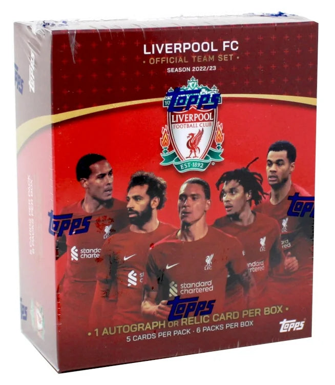 2022 23 Topps Liverpool FC Team Set 20 Box Lot (Ships Sealed Only)