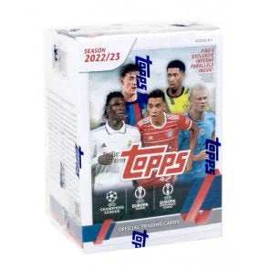 2022 23 Topps UEFA Club Competitions Blaster Box (Ships Sealed Only)