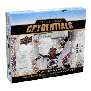 2022 23 Upper Deck Credentials Hockey Hobby Box (Ships Sealed Only) - B
