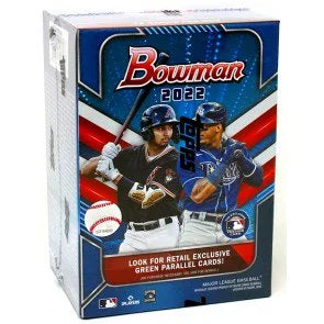 2022 Bowman Baseball Blaster Box 6 Packs 12 Cards Each (Ships Sealed Only)
