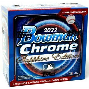2022 Bowman Chrome Baseball Sapphire Edition 10 Box Case (Ships Sealed Only)