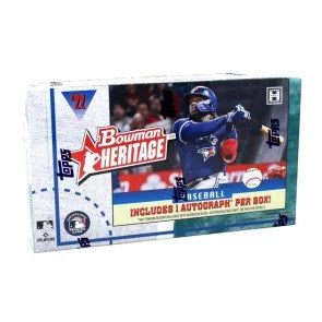 2022 Bowman Heritage Baseball Hobby Case 18 Boxes (Ships Sealed Only)