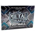 2022 Leaf Metal Draft Football Hobby Box 5 Autographs (Ships Sealed Only)
