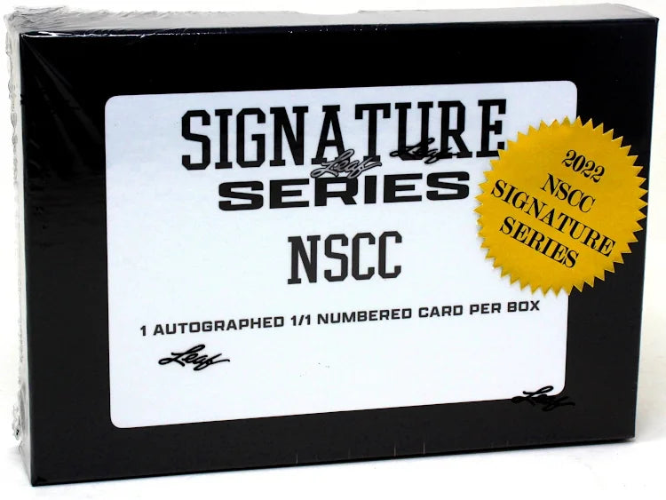 2022 Leaf NSCC Signature Series 1 1 Autographed Card Box (Ships Sealed Only)