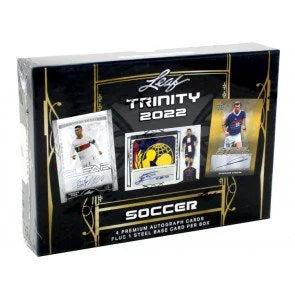 2022 Leaf Trinity Soccer Hobby Box Premium Autographs (Ships Sealed Only)