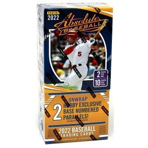2022 Panini Absolute Baseball Hobby Box Rookie Autographs (Ships Sealed Only)