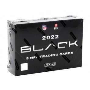 2022 Panini Black Football Hobby Box Rookie Patch Autographs (Ships Sealed Only)