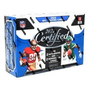 2022 Panini Certified Football Hobby Box 10 Packs (Ships Sealed Only)