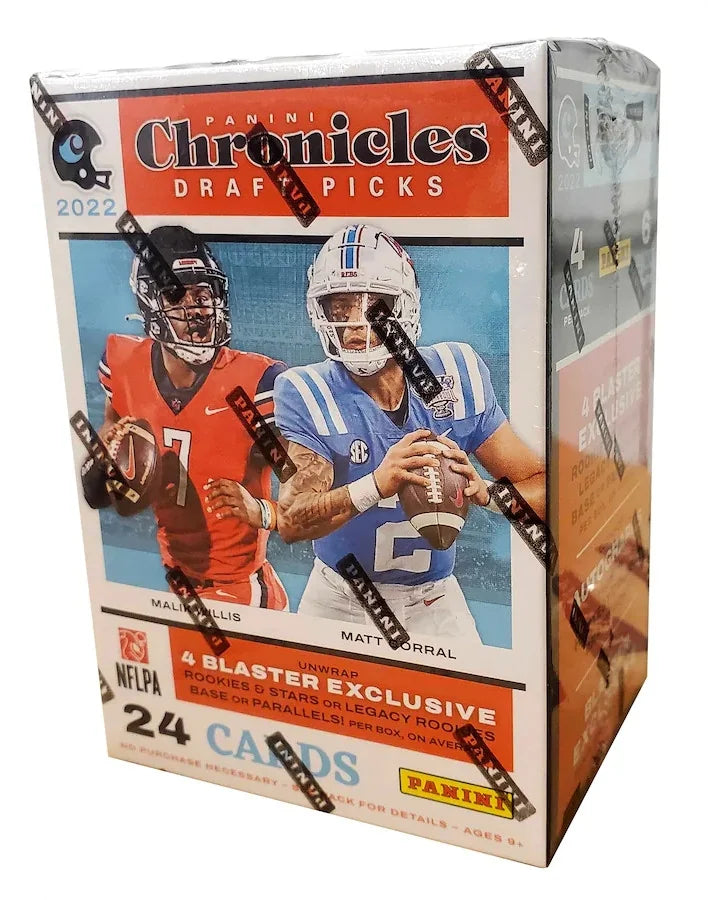 2022 Panini Chronicles Draft Picks Football Blaster Box (Ships Sealed Only) - B2