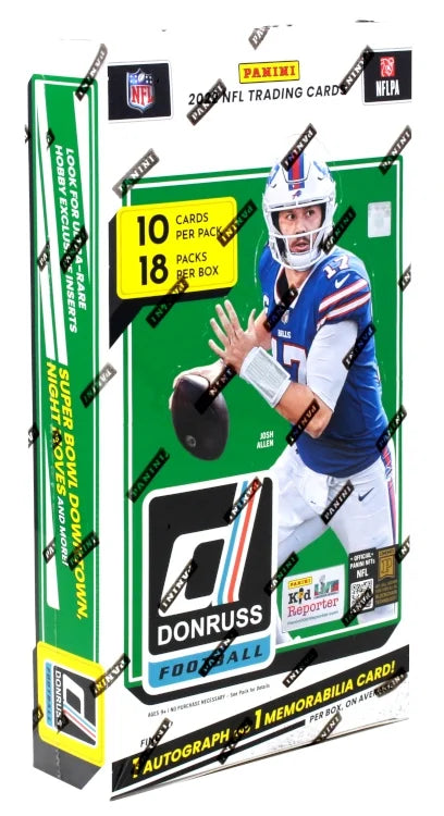 2022 Panini Donruss Football Hobby 18 Box Case (Ships Sealed Only) - B2