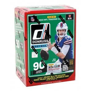 2022 Panini Donruss Football Holiday Blaster Box (Ships Sealed Only)