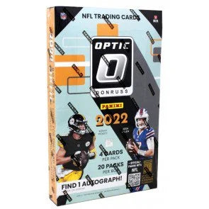 2022 Panini Donruss Optic Football Hobby Box 20 Packs (Ships Sealed Only)