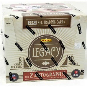2022 Panini Legacy Football Hobby Box 16 Packs (Ships Sealed Only)