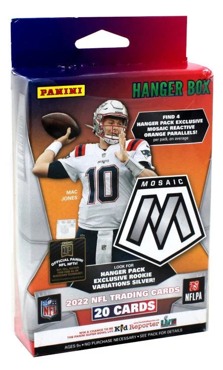 2022 Panini Mosaic Football Hanger Pack 20 Box Lot (Ships Sealed Only) - B2