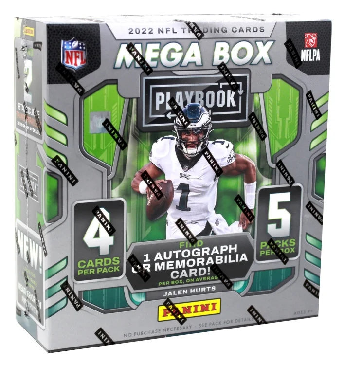 2022 Panini Playbook Football Mega Box 5 Packs (Ships Sealed Only)