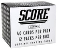 2022 Panini Score Football Fat Pack Box 12 Packs 40 Cards Each (Ships Sealed Only)