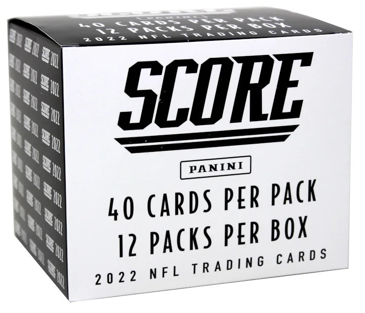 2022 Panini Score Football Fat Pack Box 12 Packs 40 Cards Each (Ships Sealed Only)
