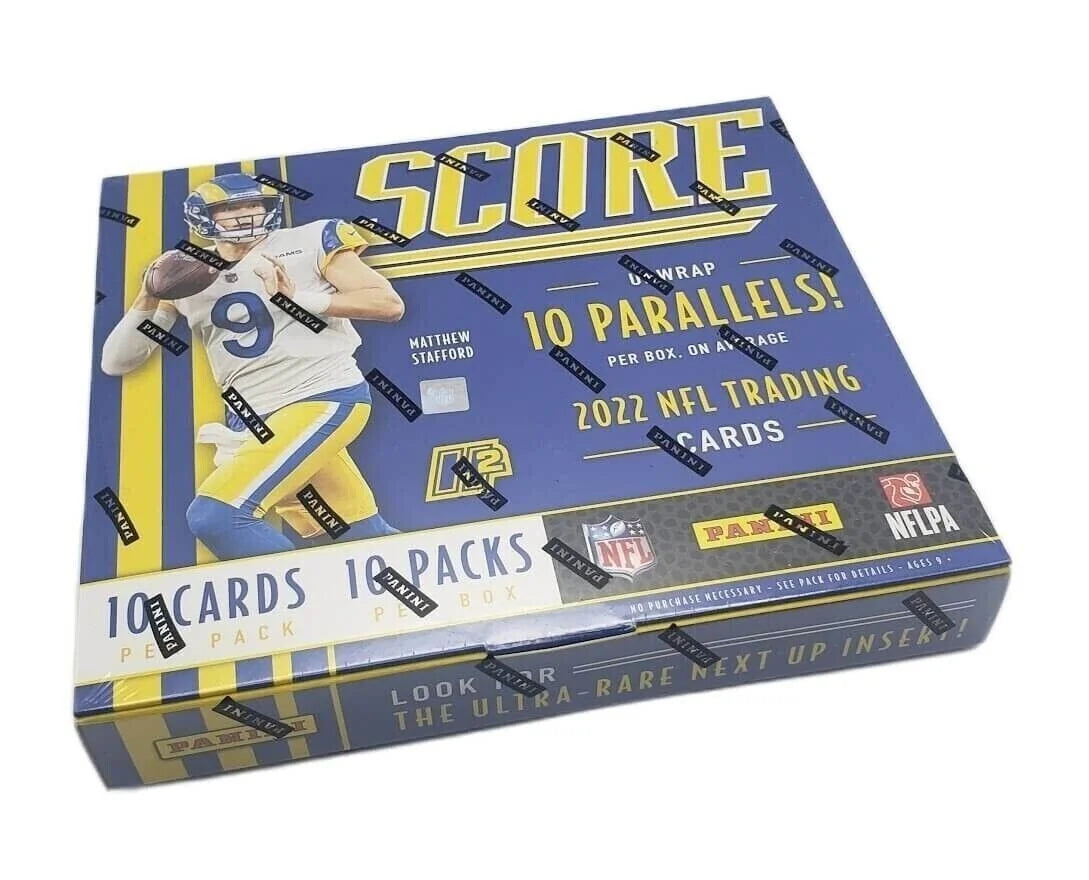 2022 Panini Score Football H2 Case 20 Boxes (Ships Sealed Only)