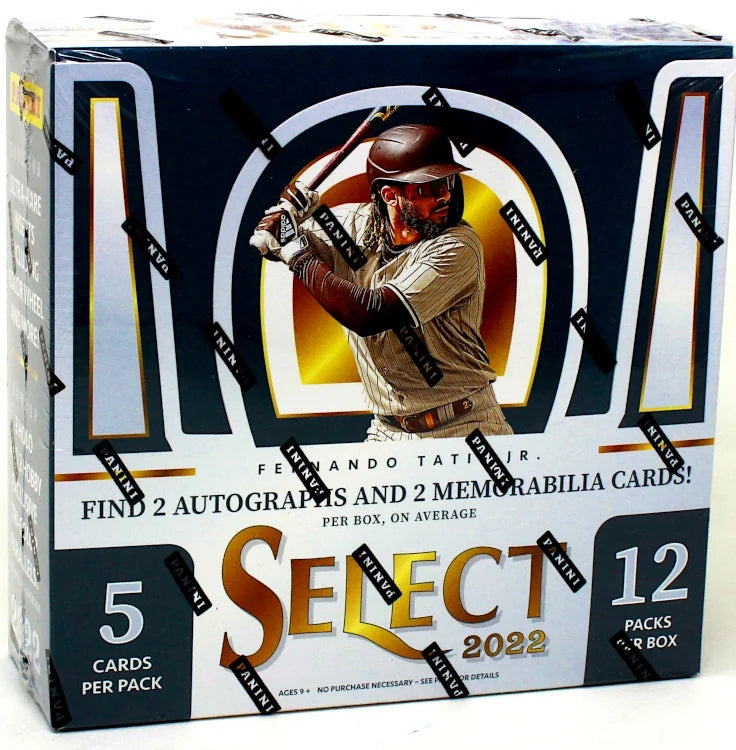 2022 Panini Select Baseball FOTL Hobby Box 2 Autographs Guaranteed (Ships Sealed Only)