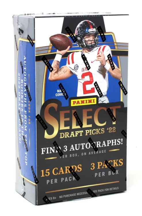 2022 Panini Select Draft Picks Football Hobby Case 12 Boxes (Ships Sealed Only)