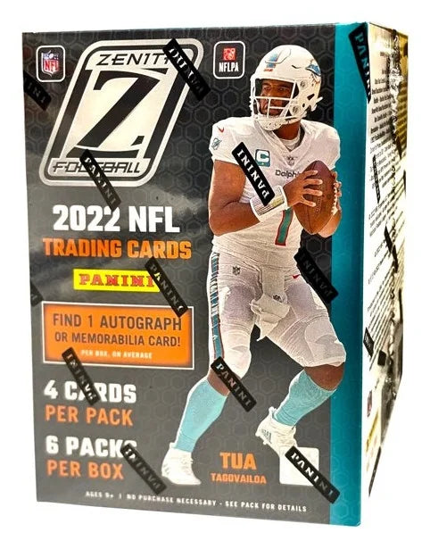 2022 Panini Zenith Football Blaster Box 6 Packs (Ships Sealed Only)
