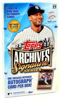 2022 Topps Archives Signature Series Retired Player Edition 20 Box Case (Ships Sealed Only)