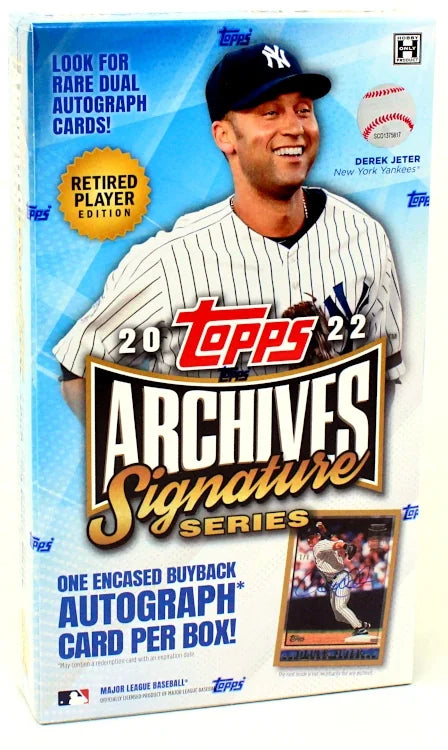 2022 Topps Archives Signature Series Retired Player Edition Baseball Box (Ships Sealed Only)