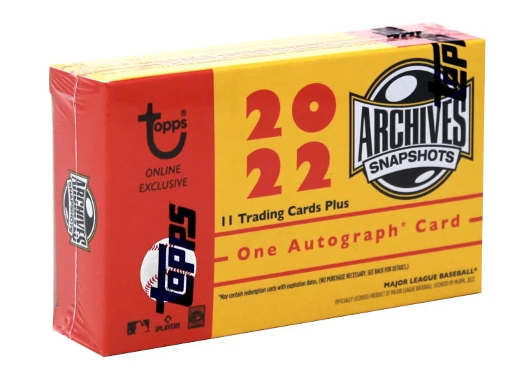 2022 Topps Archives Snapshots Baseball 20 Box Lot (Ships Sealed Only)