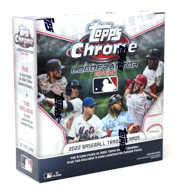2022 Topps Chrome Baseball Logofractor Edition 40 Box Case (Ships Sealed Only)