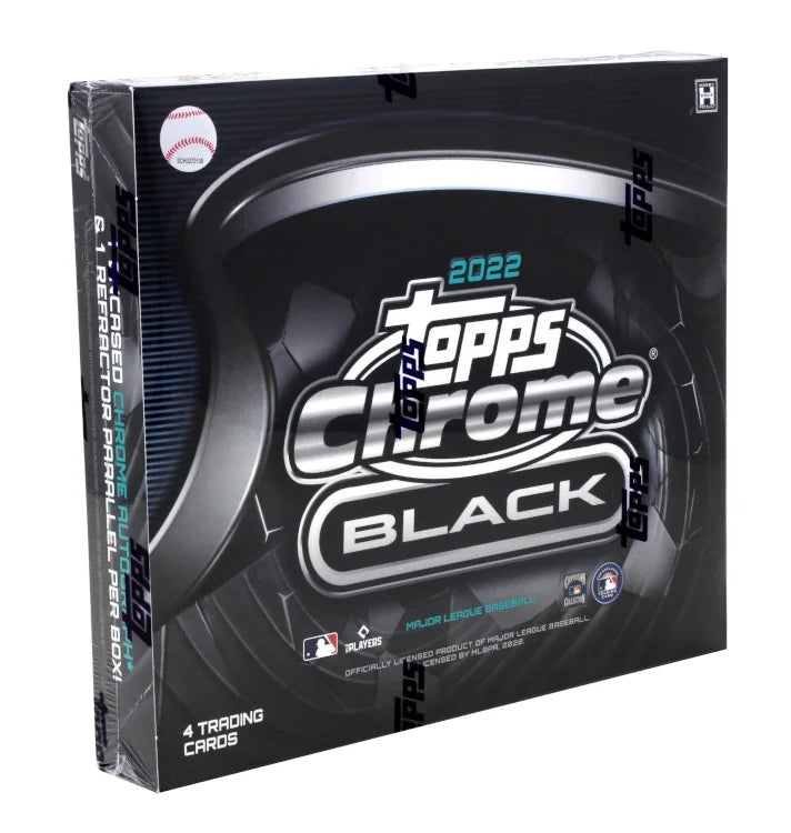 2022 Topps Chrome Black Baseball Hobby 12 Box Case (Ships Sealed Only)