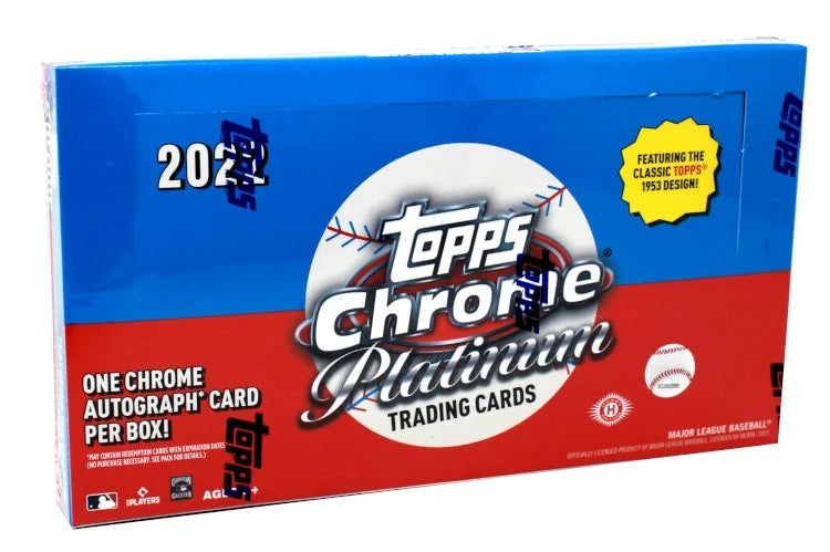 2022 Topps Chrome Platinum Anniversary Baseball Hobby 12 Box Case (Ships Sealed Only)