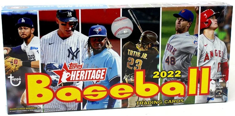 2022 Topps Heritage Baseball Hobby Box 24 Packs (Ships Sealed Only)