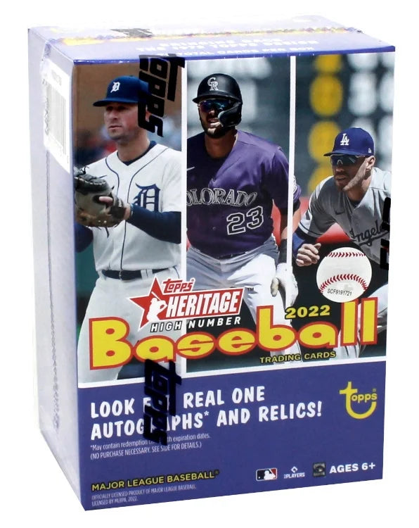 2022 Topps Heritage High Number Baseball Blaster Box (Ships Sealed Only)