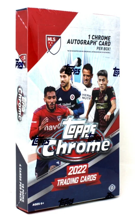 2022 Topps MLS Chrome Soccer 12 Box Case 216 Packs (Ships Sealed Only)