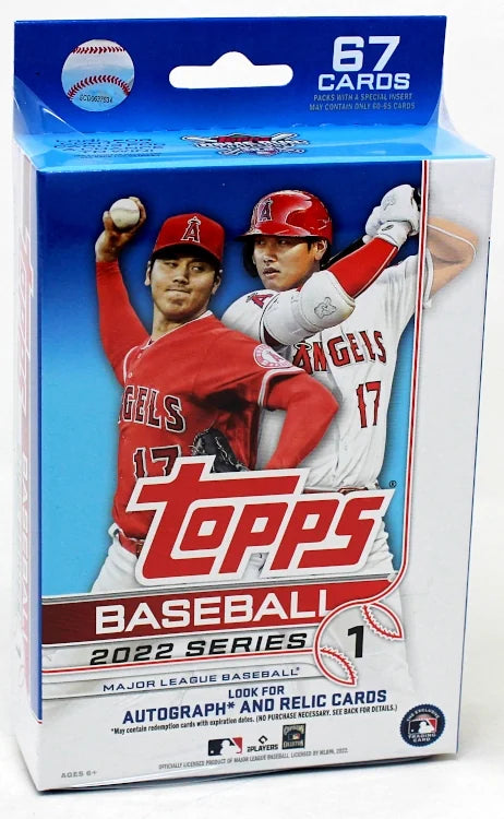 2022 Topps Series 1 Baseball Hanger Case 64 Packs (Ships Sealed Only)