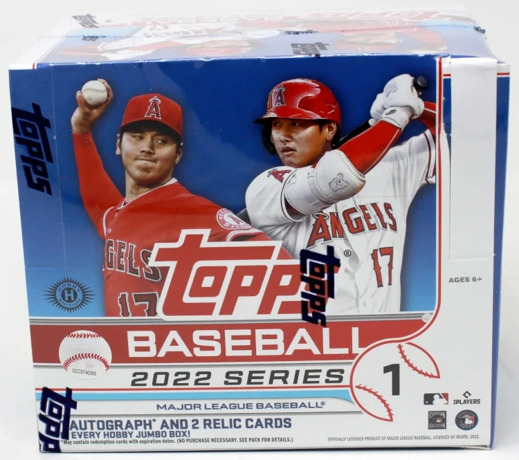 2022 Topps Series 1 Baseball Jumbo Box HTA (Ships Sealed Only)