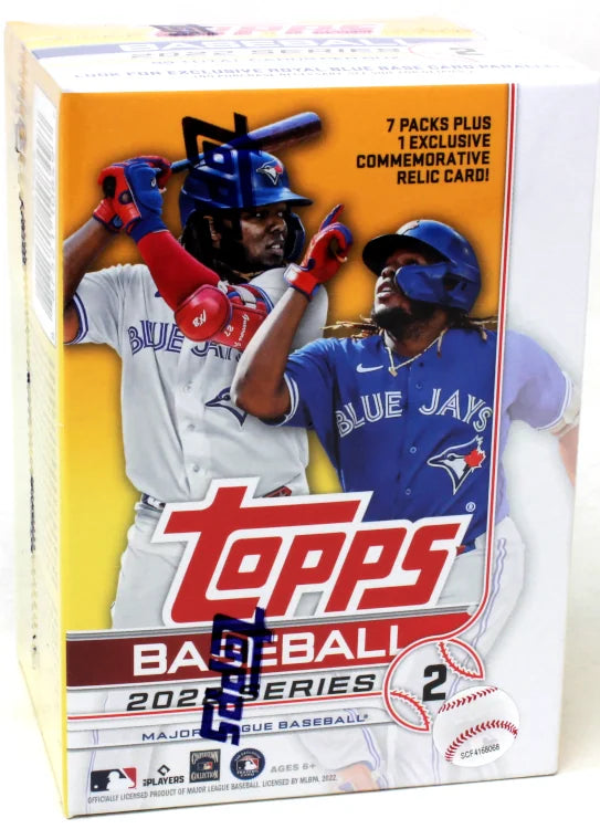 2022 Topps Series 2 Baseball Blaster Box 7 Packs (Ships Sealed Only)