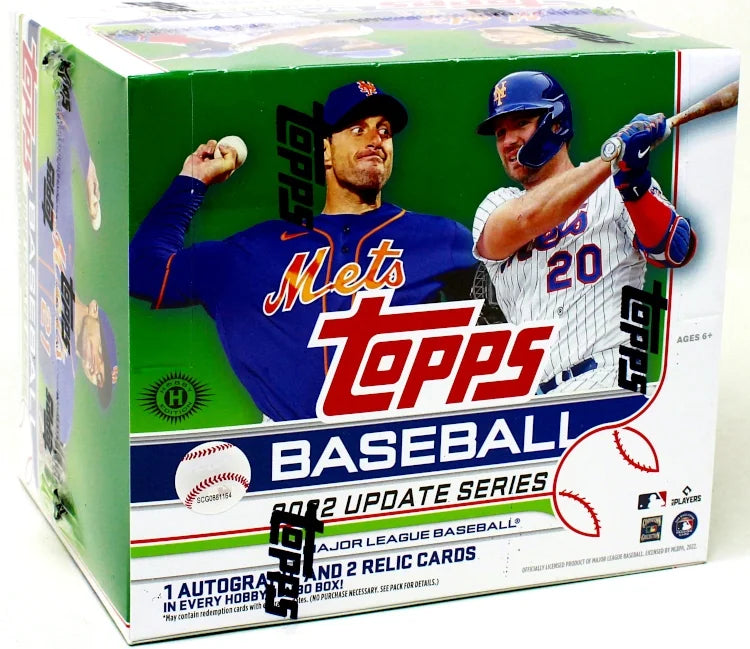 2022 Topps Update Series Baseball Jumbo 6 Box Case (Ships Sealed Only) - B2