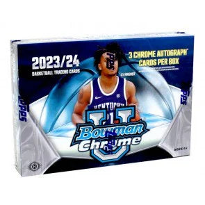 2023 24 Bowman University Chrome Basketball Box (Ships Sealed Only)