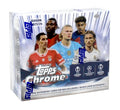 2023 24 Topps UEFA Chrome Soccer Jumbo Case (Ships Sealed Only)