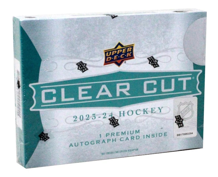 2023 24 Upper Deck Clear Cut Hockey Hobby Case 30 Boxes (Ships Sealed Only) - B