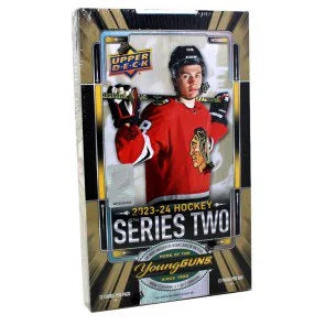 2023 24 Upper Deck Series 2 Hockey Hobby 12 Box Case (Ships Sealed Only)