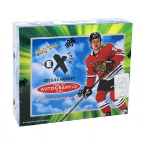 2023 24 Upper Deck E X 2000 Hockey Hobby 12 Box Case (Ships Sealed Only) - B
