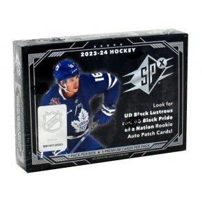 2023 24 Upper Deck SPx Hockey Hobby Box (Ships Sealed Only)
