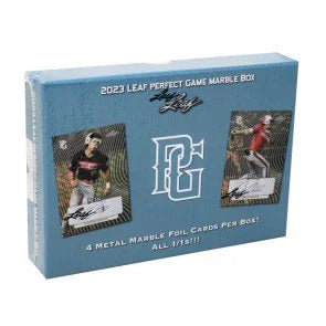 2023 Leaf Perfect Game Baseball Marble Box (Ships Sealed Only)