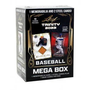 2023 Leaf Trinity Baseball Mega Box Case (Ships Sealed Only)