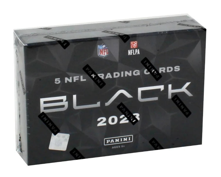 2023 Panini Black Football Hobby 12 Box Case (Ships Sealed Only) - B2