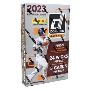 2023 Panini Donruss Baseball Hobby Box 24 Packs (Ships Sealed Only)